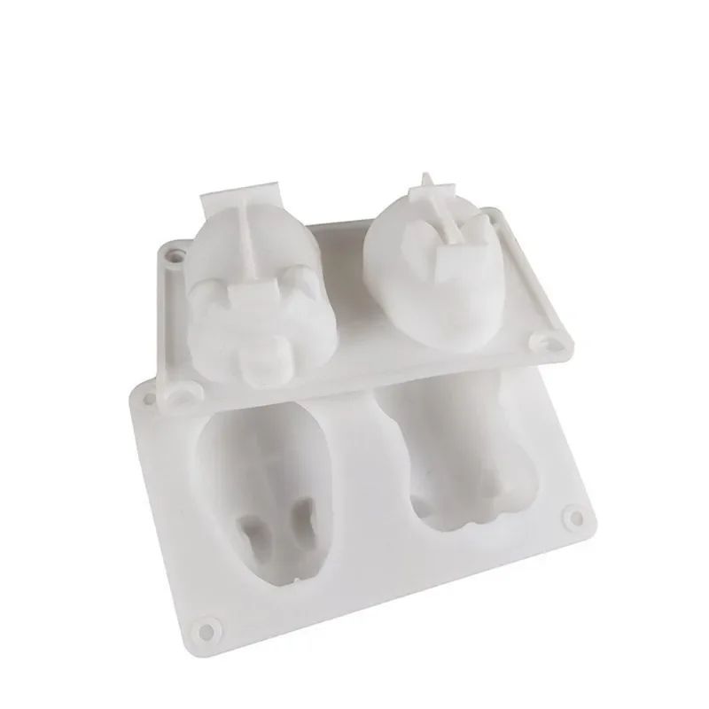 3D Easter Bunny Silicone Mold For Cakes Chocolate Desserts 6