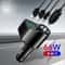 66W MultiPort Car Fast Charger With Dual USB Cigarette Lighter Splitter 0