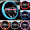 Universal Fit Silicone Steering Wheel Cover Soft Grip Elastic Car Interior Upgrade 2