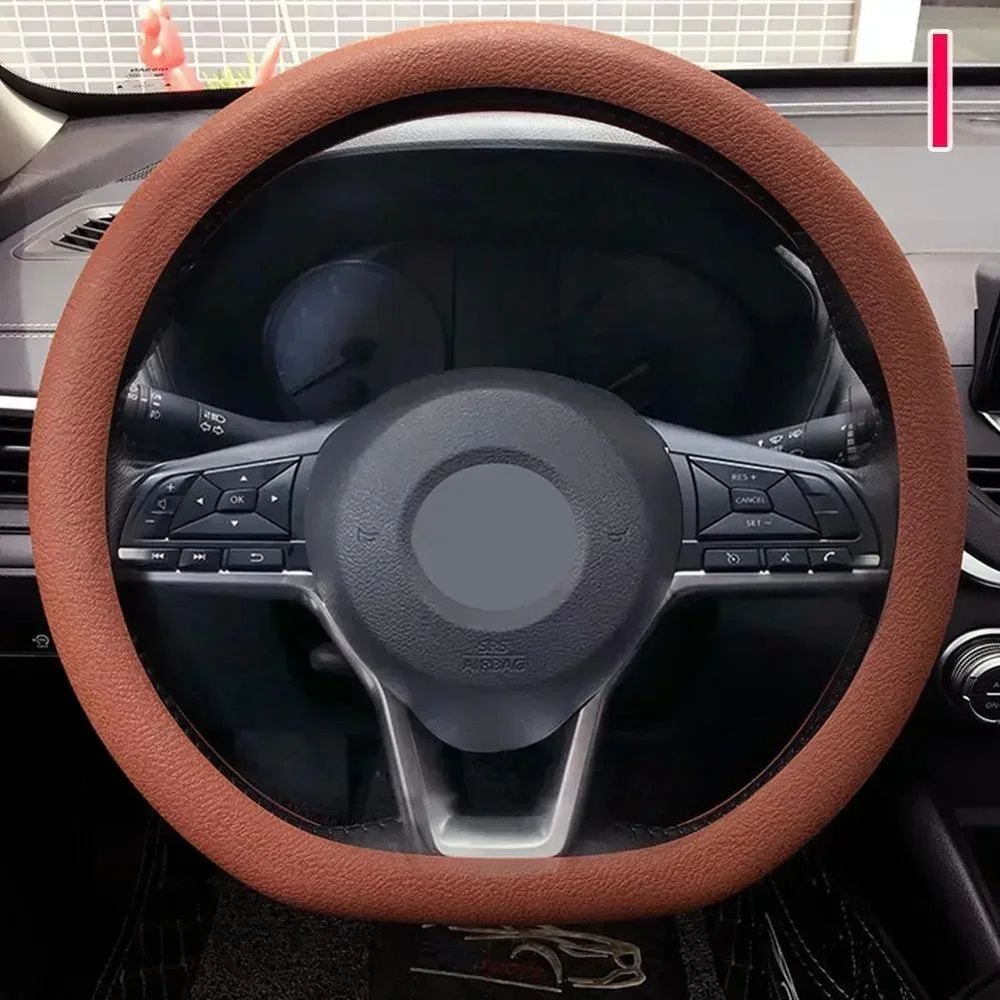 Universal Fit Silicone Steering Wheel Cover Soft Grip Elastic Car Interior Upgrade 13