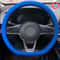 Universal Fit Silicone Steering Wheel Cover Soft Grip Elastic Car Interior Upgrade 19