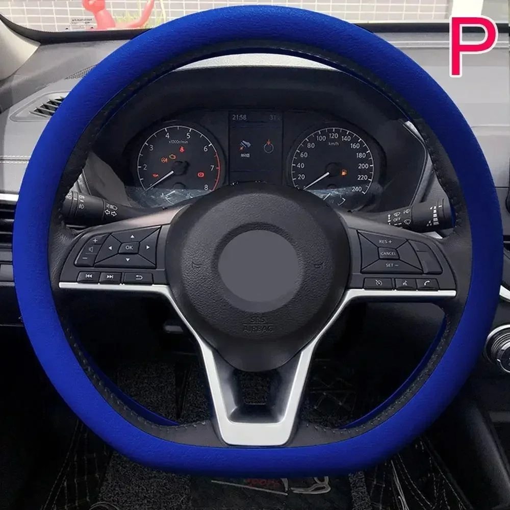 Universal Fit Silicone Steering Wheel Cover Soft Grip Elastic Car Interior Upgrade 20