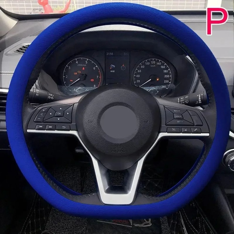 Universal Fit Silicone Steering Wheel Cover Soft Grip Elastic Car Interior Upgrade 20
