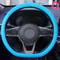 Universal Fit Silicone Steering Wheel Cover Soft Grip Elastic Car Interior Upgrade 21