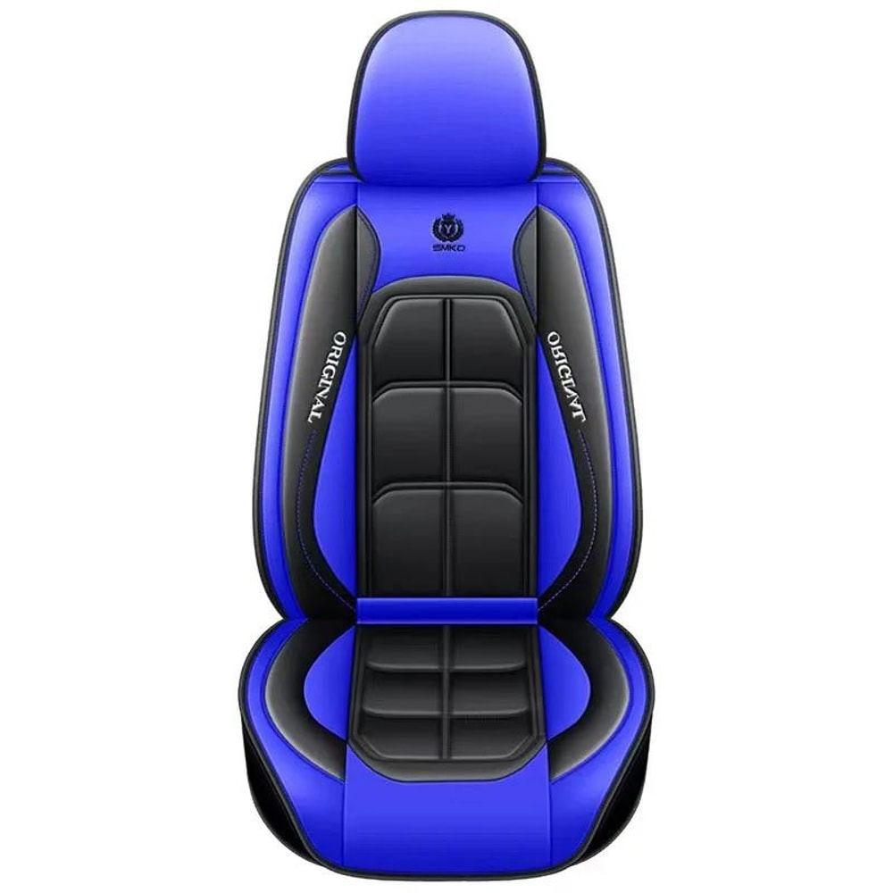Premium Leather Car Seat Cover For Front Seat Universal Waterproof Driver Passenger Cushion 11