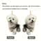 Cute Puppy Car Charm Acrylic Pendant Kawaii Dog Rearview Mirror Accessory Bag Keychain 4