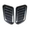 Carbon Fiber Car Decorative Air Vent Trim Universal Car Hood Vent Sticker Set 2PCS 4