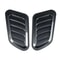 Carbon Fiber Car Decorative Air Vent Trim Universal Car Hood Vent Sticker Set 2PCS 4