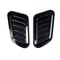 Carbon Fiber Car Decorative Air Vent Trim Universal Car Hood Vent Sticker Set 2PCS 3