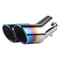 Dual Blue Flame Stainless Steel Car Exhaust Tip Universal Dual Pipe Upgrade 11