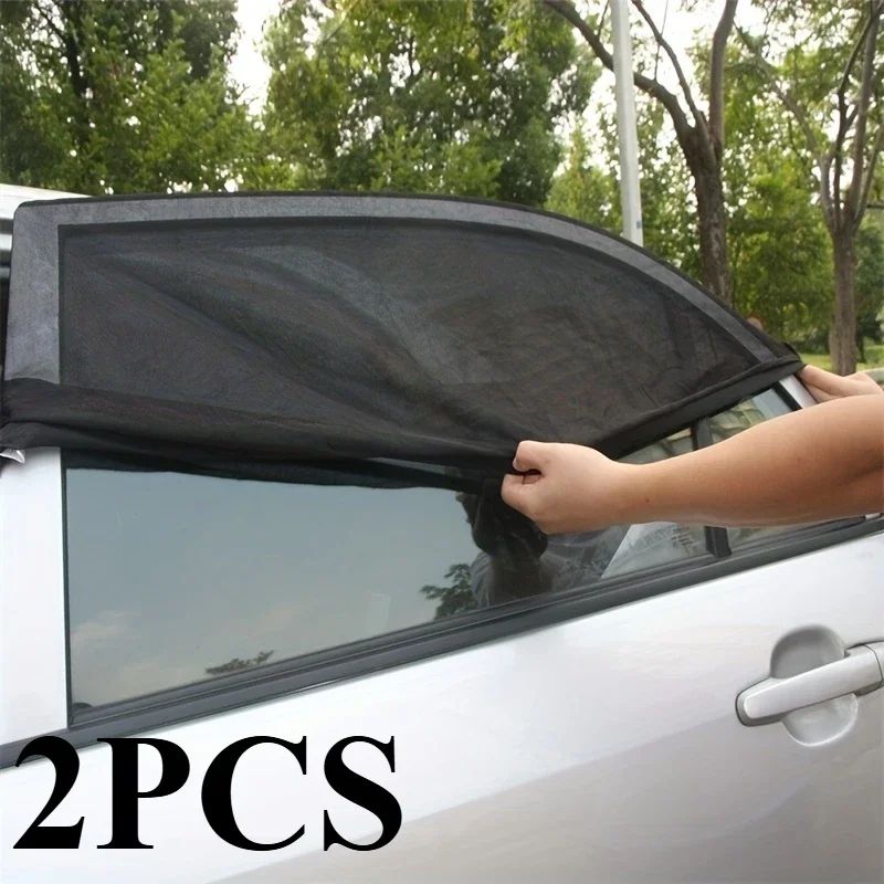 Breathable Car Window Sunshade Mosquito Net Screen For Travel Comfort 1