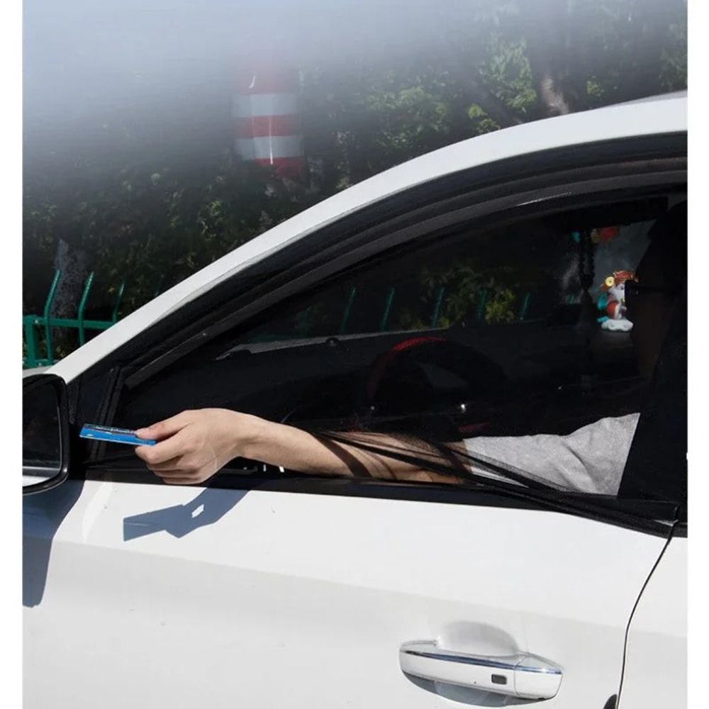 Breathable Car Window Sunshade Mosquito Net Screen For Travel Comfort 3