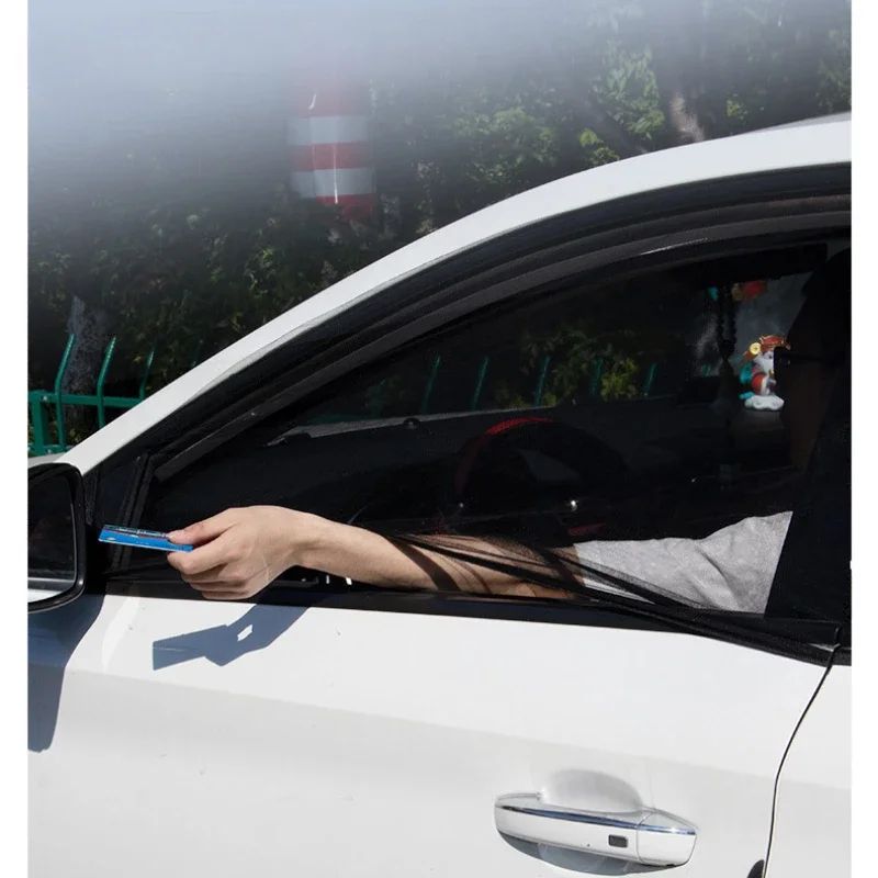 Breathable Car Window Sunshade Mosquito Net Screen For Travel Comfort 3