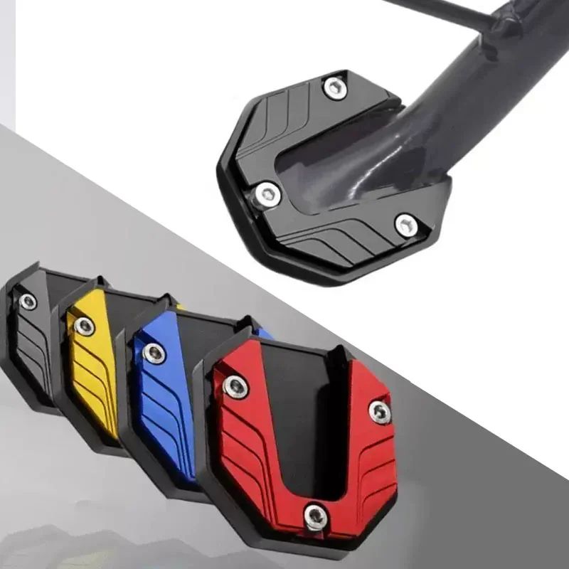 Universal Motorcycle Kickstand Pad Side Stand Extension For Scooters Bikes 0