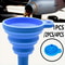 Compact Collapsible Silicone Funnel For Cars Motorcycles 0