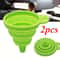 Compact Collapsible Silicone Funnel For Cars Motorcycles 1