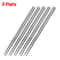 Silver Stainless Steel Chopsticks Set Reusable Nonslip Korean Style Dining Chopsticks 8