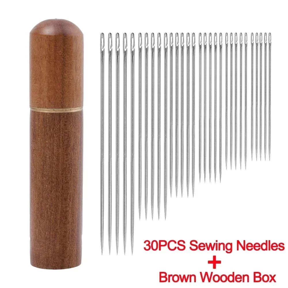QuickThread Side Hole Self Threading Needles Set For Easy Sewing 6