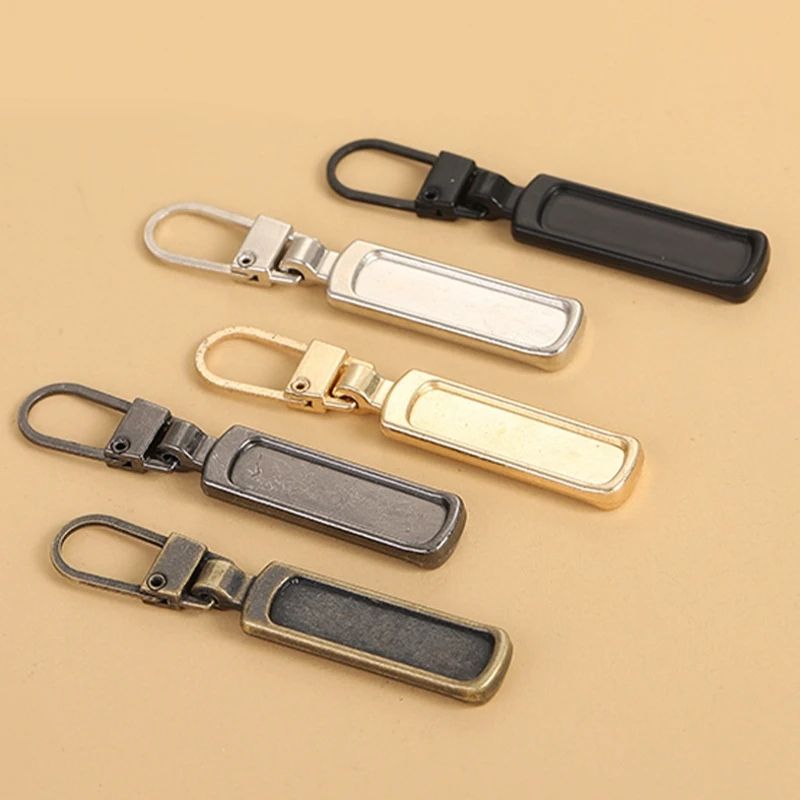 5Piece Detachable Zipper Pull Set Universal Replacement Zipper Head For Bags Luggage 4