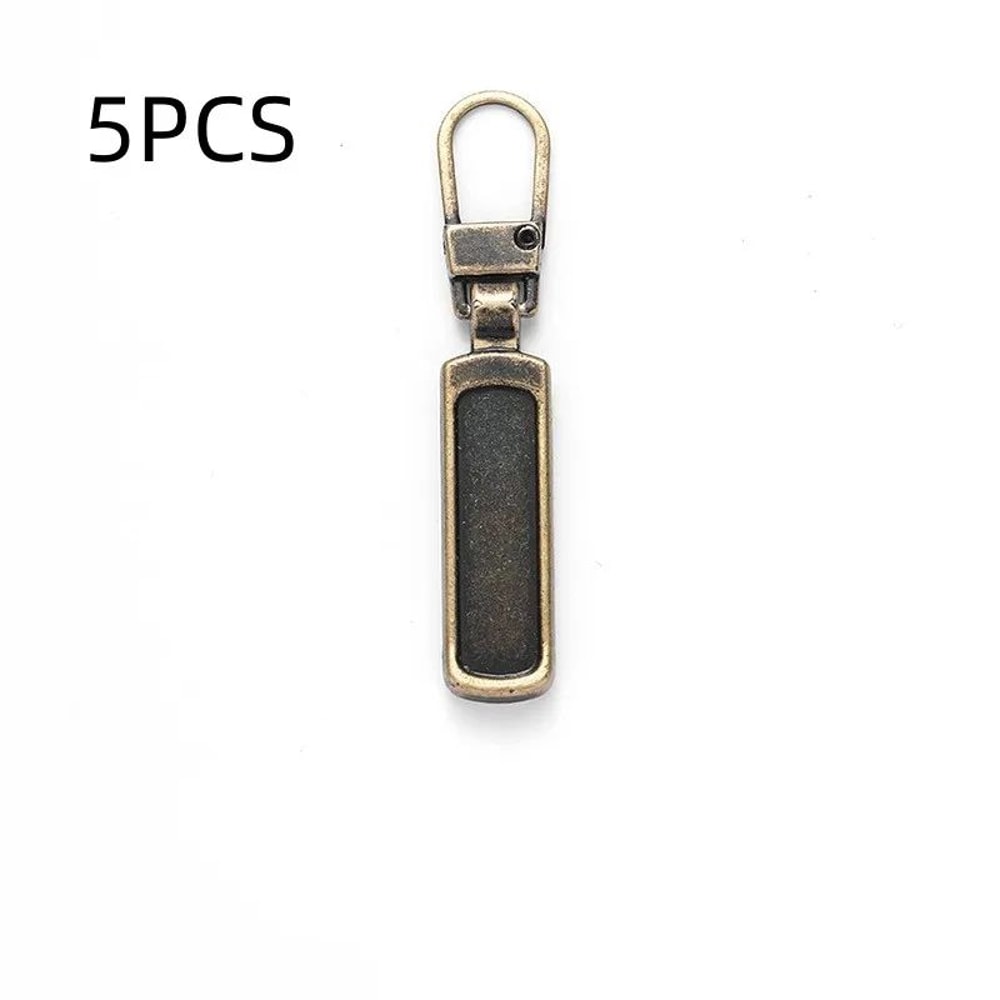 5Piece Detachable Zipper Pull Set Universal Replacement Zipper Head For Bags Luggage 10