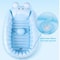 SoftSplash Inflatable Baby Bathtub Portable Kids Bath Pool For Safe Fun Bath Time 4