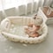 Inflatable Baby Bathtub Portable Toddler Bath Tub With NonSlip Base 1