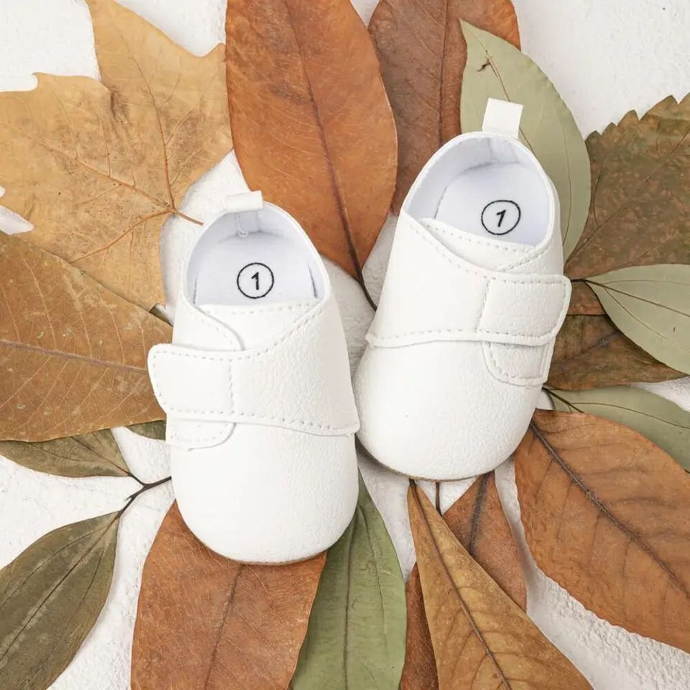 Retro Soft Leather Baby First Walker Shoes With NonSlip Sole 2