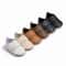 Retro Soft Leather Baby First Walker Shoes With NonSlip Sole 0