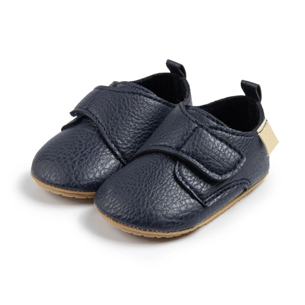 Retro Soft Leather Baby First Walker Shoes With NonSlip Sole 8