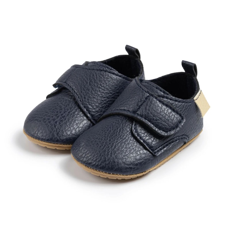 Retro Soft Leather Baby First Walker Shoes With NonSlip Sole 8