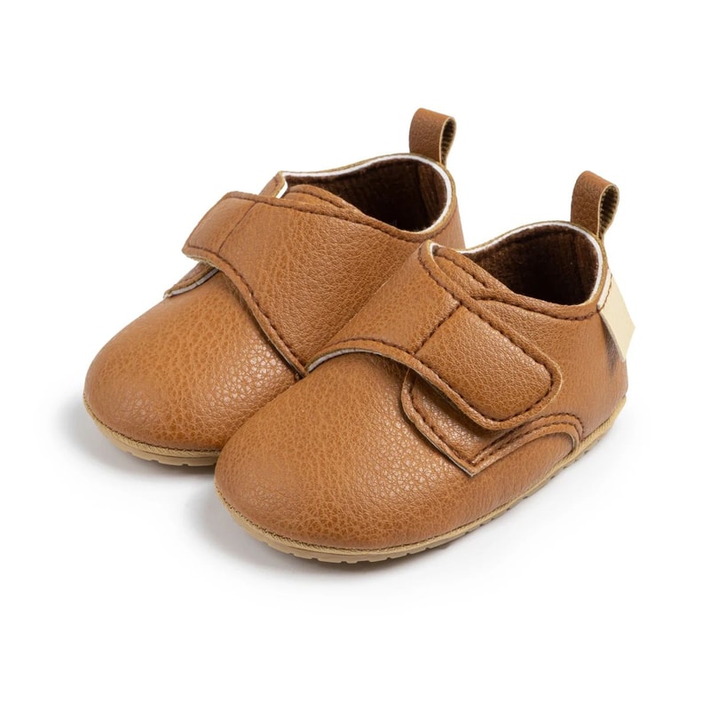 Retro Soft Leather Baby First Walker Shoes With NonSlip Sole 10