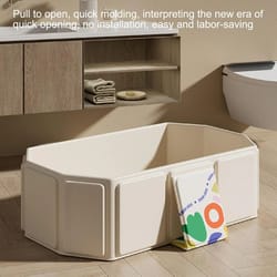 foldable baby bathtub – portable inflatable large baby bath tub for safe & comfortable bath time