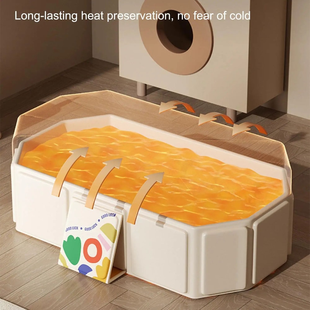 Foldable Baby Bathtub Portable Inflatable Large Baby Bath Tub For Safe Comfortable Bath Time 4