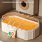 Foldable Baby Bathtub Portable Inflatable Large Baby Bath Tub For Safe Comfortable Bath Time 4