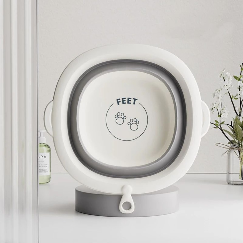 Foldable Baby Bathtub With NonSlip Base Portable Newborn Bath Tub For Safe Easy Bathing 5