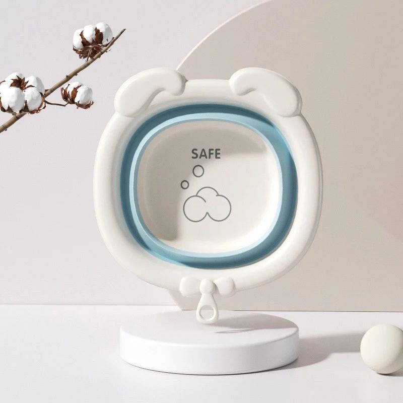 Foldable Baby Bathtub With NonSlip Base Portable Newborn Bath Tub For Safe Easy Bathing 6