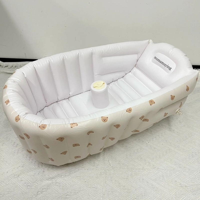 Portable Baby Inflatable Bathtub Swimming Pool For Newborns And Toddlers 7