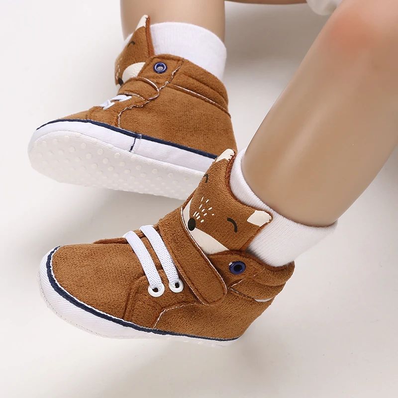 Soft Sole Baby First Walker Shoes Cute Infant Canvas Sneakers For Boys Girls 5
