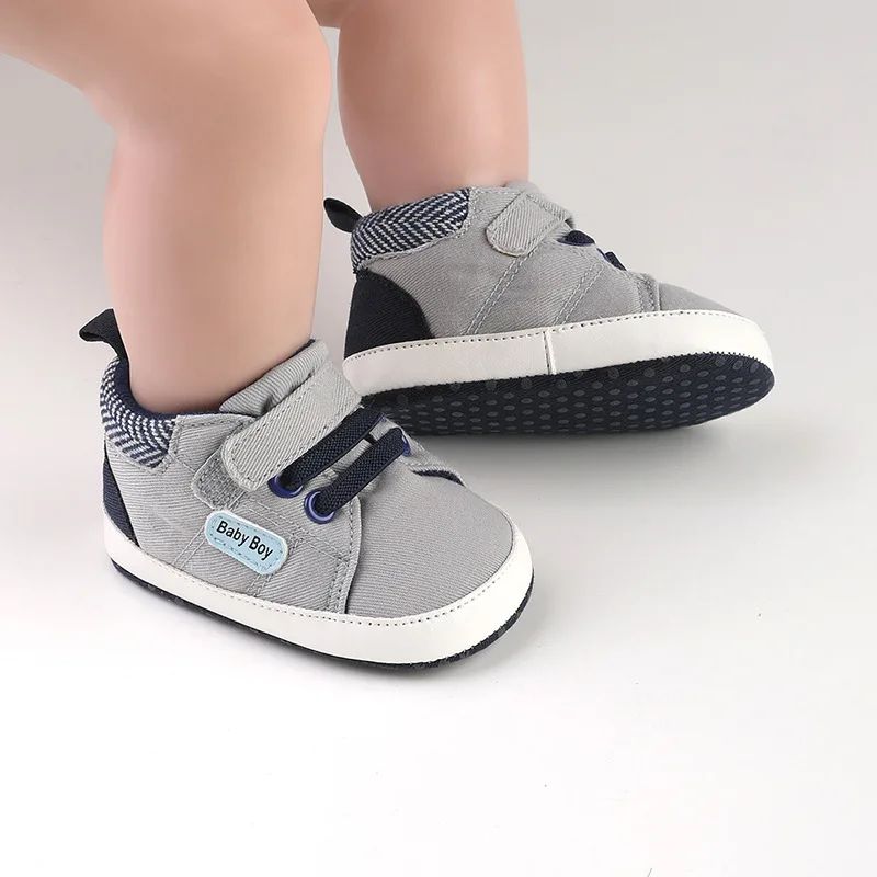 Soft Sole Baby Walking Shoes NonSlip Infant First Walker Canvas Sneakers 5