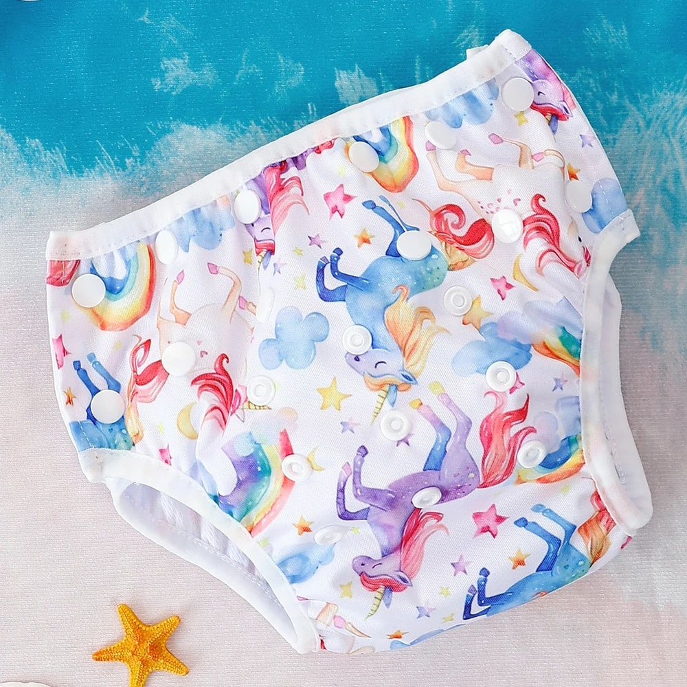 Kangobaby Reusable Baby Swim Diaper Adjustable Washable Swim Pants 12