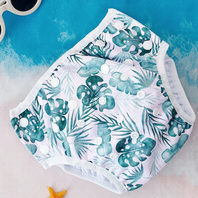 Kangobaby Reusable Baby Swim Diaper Adjustable Washable Swim Pants 14