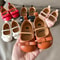 Elegant Baby Girl Mary Jane Shoes With Bow Soft Infant First Walker Flats 1