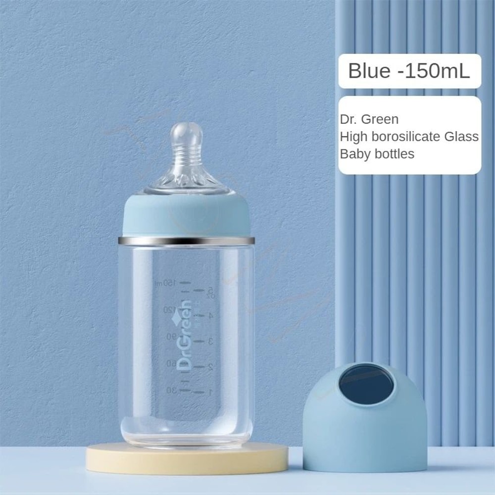 Premium Borosilicate Glass Baby Bottle With Wide Mouth For Newborn Feeding 7