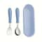 Kids Stainless Steel Utensils Set With Case Portable Toddler Cutlery For Easy Feeding 7