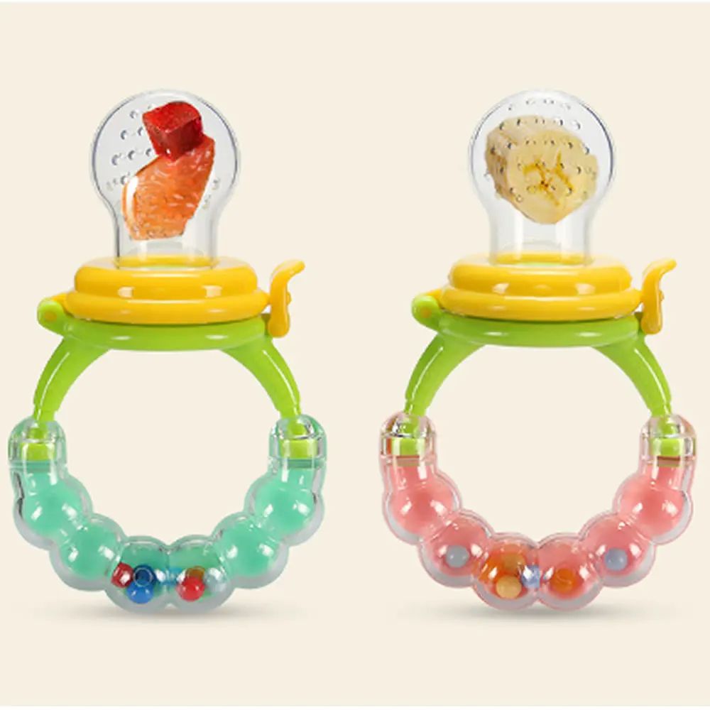 Baby Fruit Feeder Pacifier Silicone Teething Toy For Safe SelfFeeding 0