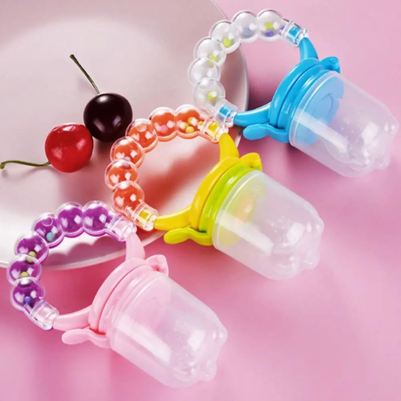 Baby Fruit Feeder Pacifier Silicone Teething Toy For Safe SelfFeeding 2