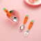 CarrotShaped Baby Feeding Utensils Set Toddler Fork And Spoon Training Kit With Storage Case 3