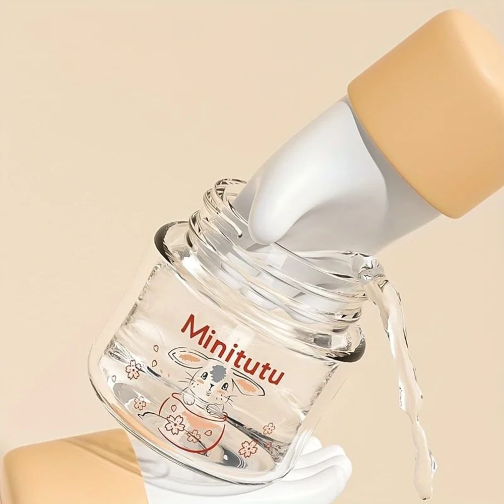 PureCare Glass Baby Bottle Safe Newborn Feeding Bottle For Milk Formula 3