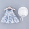 Floral Princess Toddler Summer Dress With Bow For Baby Girls 1