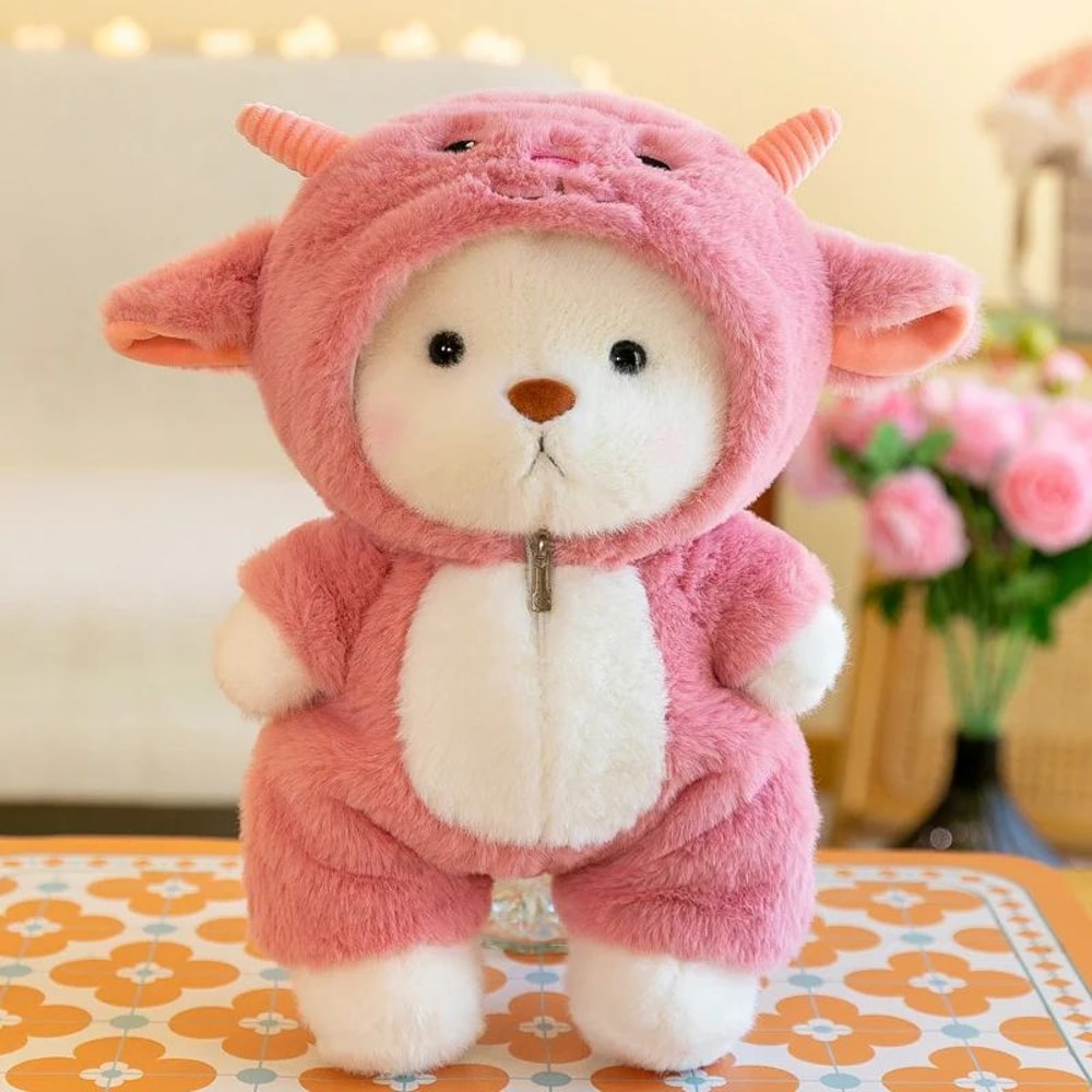 Cozy Kawaii Bear Plush Toy Soft Teddy Bear Doll Gift For Kids Loved Ones 8